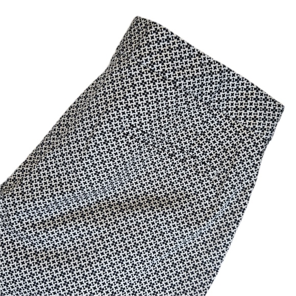 Talbots Monochrome Patterned Wide Leg Pants - Picture 4 of 9